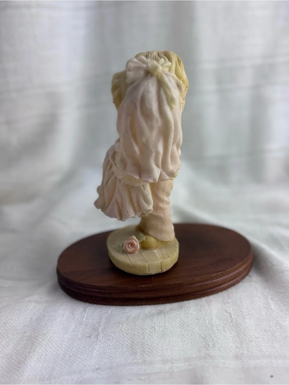 8” Enesco 2001 Bless You Two Bride & Groom Figurine Wedding Cake Topper